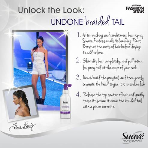 Undone Braided Tail Hairstyle
