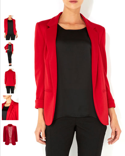 wallis red blazer