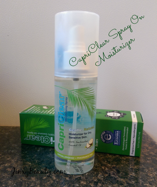 capriclear spray on moisturizer review