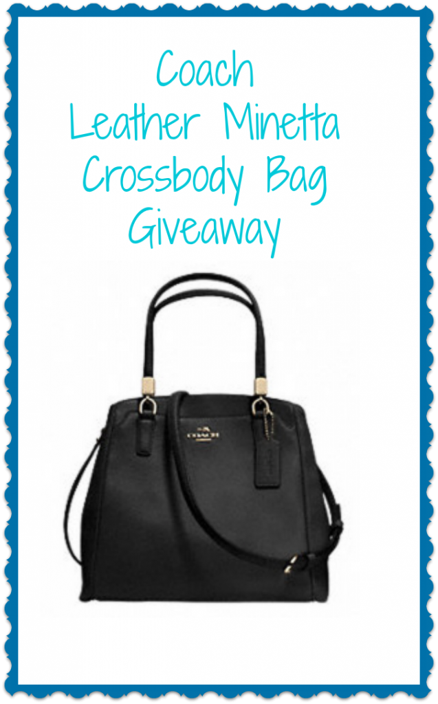 Coach Leather Minetta Crossbody Bag Giveaway